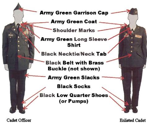 Jrotc Class A Uniform Female Setup