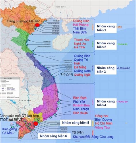 Characteristics of the Vietnam seaports - 2022 Updated