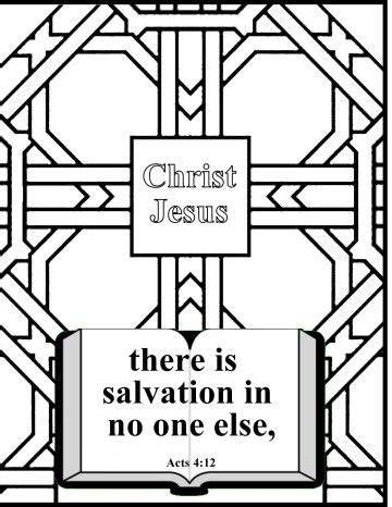 Free printable Bible coloring pages about salvation