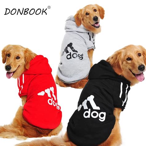 Donbook Large Size Dog Clothes for Big Dogs Golden Retriever Winter Pet ...