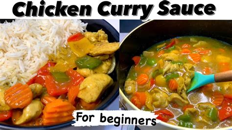 How to make Chicken Curry Sauce for beginners | step by step | Easy!! - YouTube