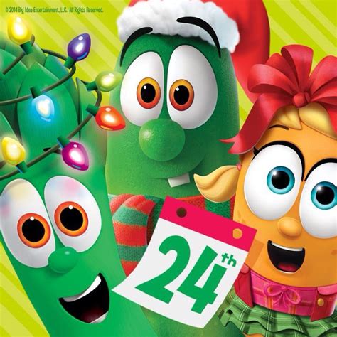 Veggietales; Christmas Eve December 24 | Veggietales, Mario characters, Veggie tales