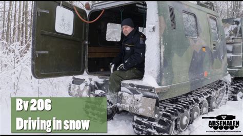 Bv 206 driving in snow | Arsenalen Swedish Tankmuseum - YouTube