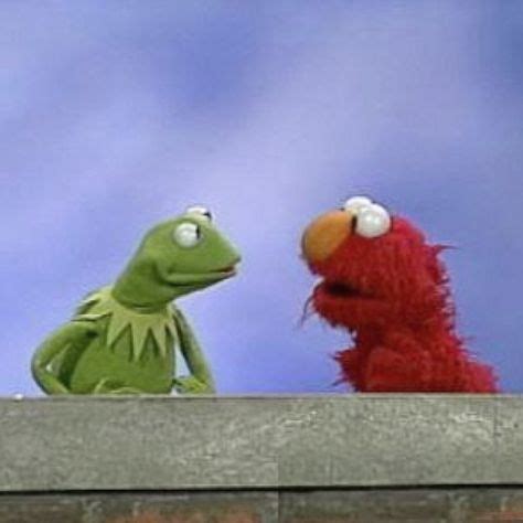 Kermit the Frog with Elmo - The Muppets / Sesame Street. | Meme | Memes ...