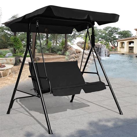 25 Collection of 2 Person Hammock Porch Swing Patio Outdoor Hanging ...