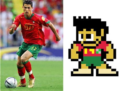 Pixal Cristiano Ronaldo by SONIC-BOY-98 on DeviantArt