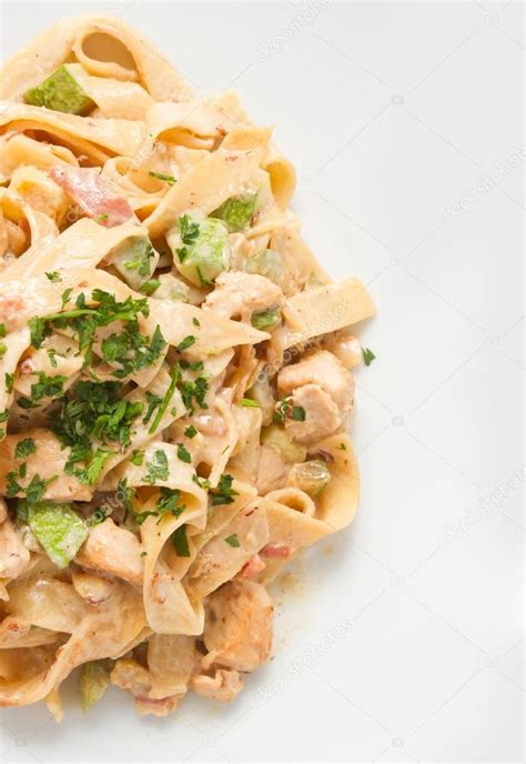 Tagliatelle Alfredo Half Stock Photo by ©imagesetc 43829871