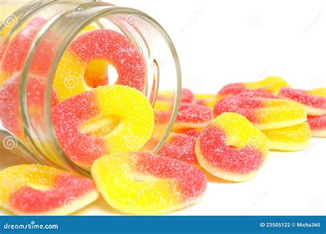 Peach Rings stock photo. Image of rings, peach, food - 23505122