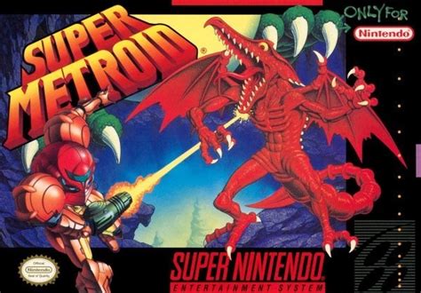 Carátula de Super Metroid para SNES