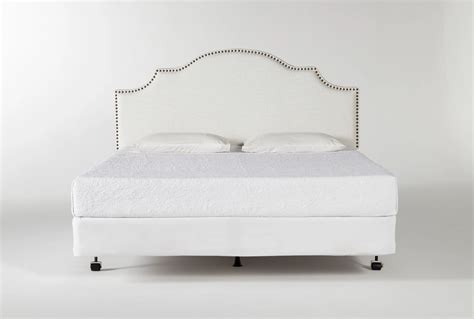 Brielle California King Upholstered Headboard With Metal Bed Frame ...