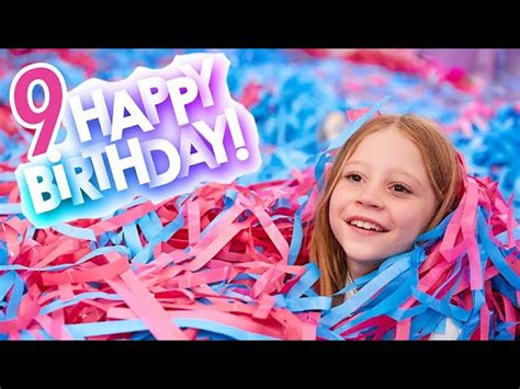 Nastya and her Birthday Party for 9 years - Videos For Kids
