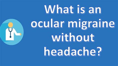 Optical Migraine Symptoms