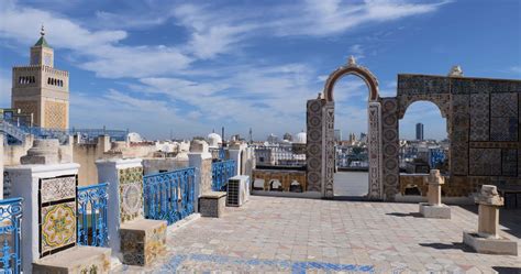 Tunis, Tunisia 2022.09.30 View of the Old Medina of Tunis, Unesco. Around 700 monuments ...