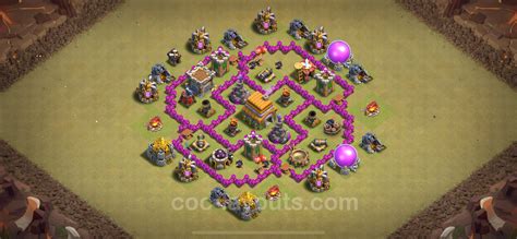 Best Anti 3 Stars War Base TH6 with Link, Anti Air 2024 - Town Hall Level 6 CWL Base Copy - (#41)