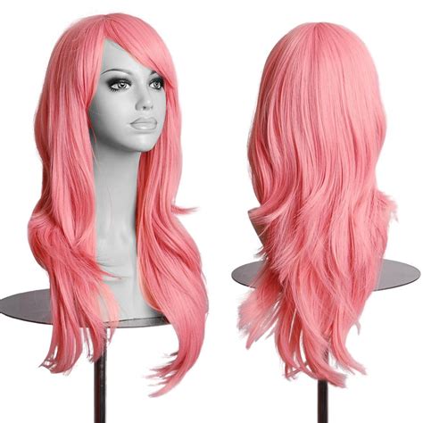 Womens Long Full Wigs Straight Curly Wavy Hair Synthetic Anime Cosplay Wig | eBay