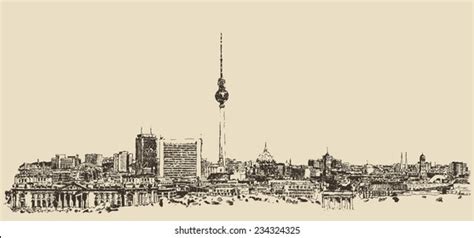 541 Berlin skyline drawing Images, Stock Photos & Vectors | Shutterstock