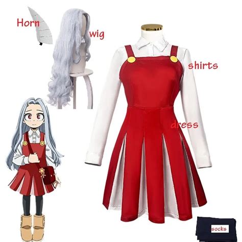 Anime Boku No My Hero Academia Season4 Eri Cosplay Costume Uniform Dress Halloween Costume Wig ...