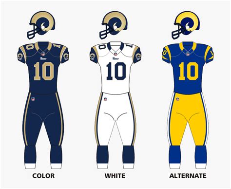 Transparent Sports Jerseys Clipart - La Rams Uniform, HD Png - Clip Art ...