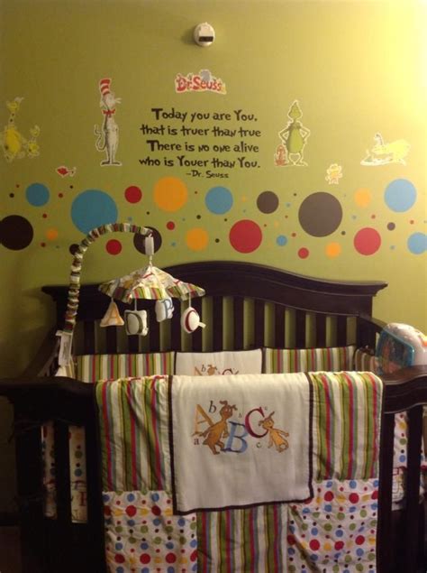 My daughters Dr Seuss nursery | Dr seuss nursery, Baby boy room decor