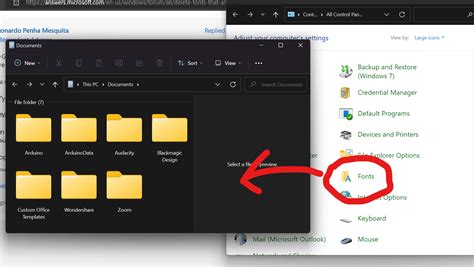 unable to open fonts in control panel - Microsoft Community