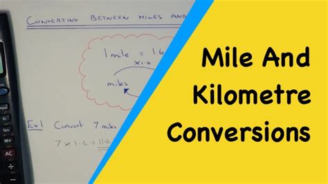 I Mile In Km / How To Convert Between Miles And Kilometres Using 5 miles ... / However, learning ...