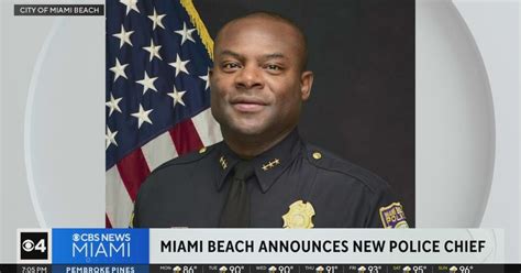 Miami Beach gets new chief of police - CBS Miami