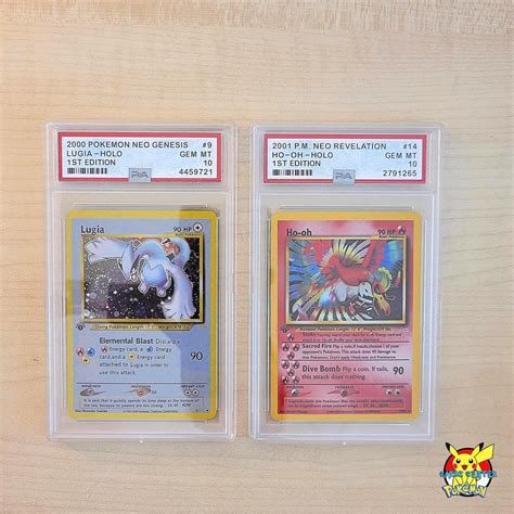 LUGIA HO-OH Neo Holographic Pokemon Cards 1st Edition Proxy - Etsy