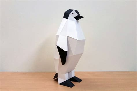 DIY Penguin - 3d papercraft (119941) | Printables | Design Bundles