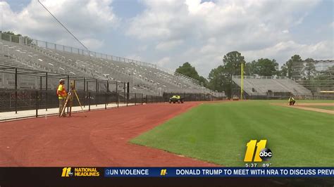 Check out work on Fort Bragg baseball stadium | abc11.com