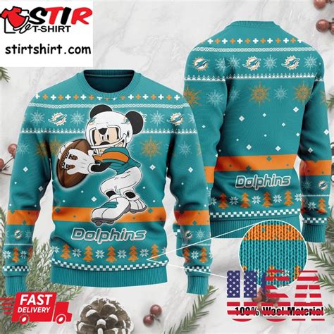 Miami Dolphins I Am Not A Player I Just Crush Alot Ugly Christmas Sweater, Ugly Sweater ...