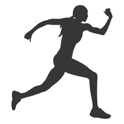 Running Female Athlete PNG Clipart | PNG Mart