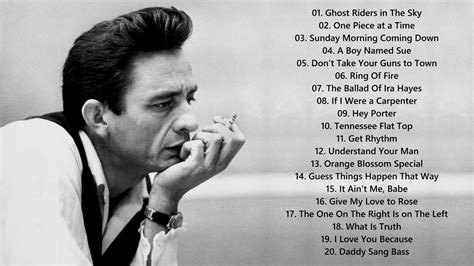 Top 20 Johnny Cash Songs - Johnny Cash Greatest Hits Full Playlist 2021 - YouTube