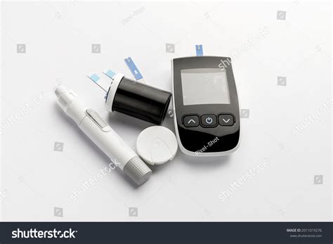 Glucometer Lancet Pen Test Strips On Stock Photo 2011019276 | Shutterstock