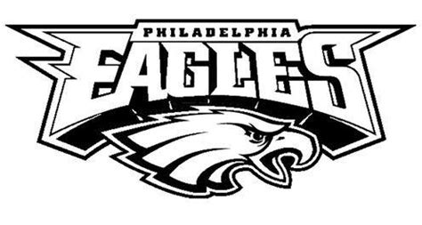 Philadelphia Eagles Clipart Black And White - Tomar Wallpaper