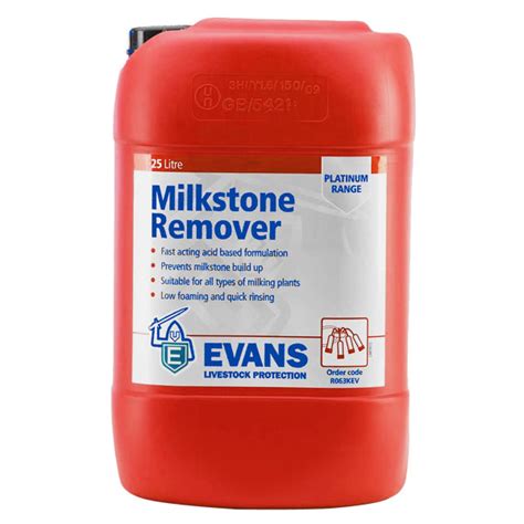 Evans Milkstone Remover 25 Litre - Top Cleaning Supplies