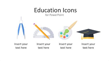 Education Icons for PowerPoint - Templateswise.com