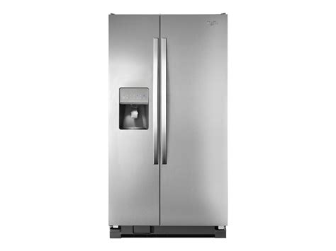 Whirlpool WRS331FDDM - Refrigerator/freezer - side-by-side with water ...