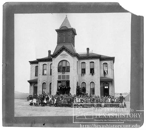 Meridian School Group Photograph - Side 1 of 2 - The Portal to Texas History