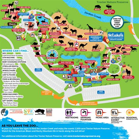 Zoo Map - Lehigh Valley Zoo