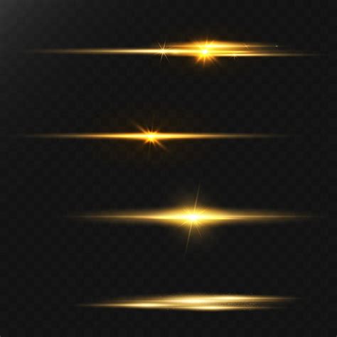 Premium Vector | Shining light effects isolated on transparent background glare lines white ...