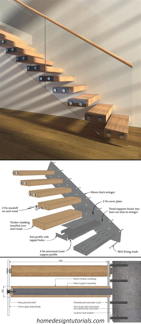 Cantilever Staircase Design in 2021 | Floating staircase, Staircase design, Staircase