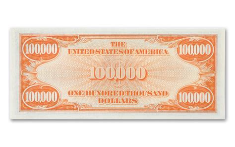 1934 $100,000 Gold Certificate Commemorative Print | GovMint.com