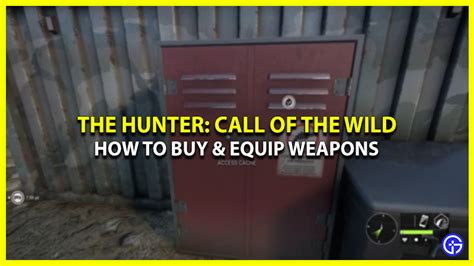 How To Buy & Equip Weapons In The Hunter Call Of The Wild