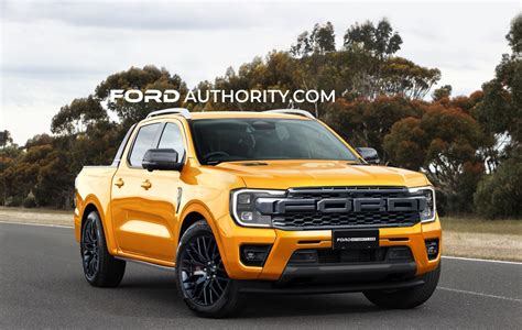 2023 Ford Ranger ST Rendered As Hypothetical Performance Pickup