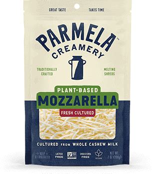 Shreds - Parmela Creamery | Creamery, Mozzarella, Vegan recipes healthy