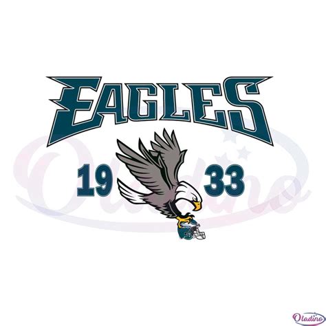 Vintage Eagles 1933 Philadelphia Eagles Fans Svg Cutting Files