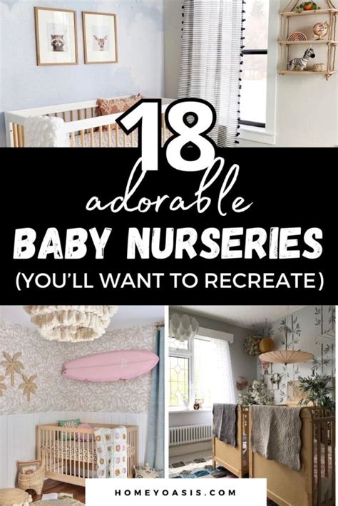 18 Adorable Baby Nurseries That Will Give You Baby Fever - Homey Oasis