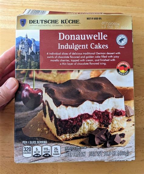 Aldi Donauwelle Frozen Indulgent Cakes Deutsche Küche Review — Snarkle ...