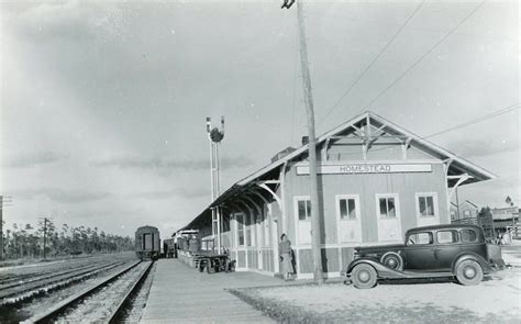 Florida East Coast Railway station in Homestesd , FL 1936 | Florida ...