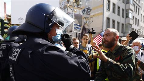 Berlin police break up protests against coronavirus restrictions